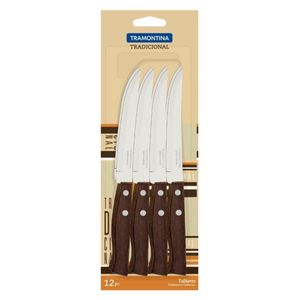 Conjunto faca churrasco inox 12 peças tramontina
