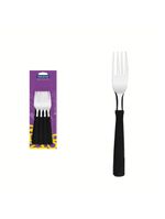 Conjunto garfo mesa inox 12 peças new k preto tramontina