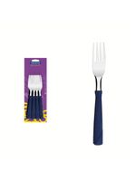 Conjunto garfo mesa inox 12 peças new k azul tramontina