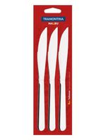 Conjunto facas churrasco inox 3 peças malibu tramontina