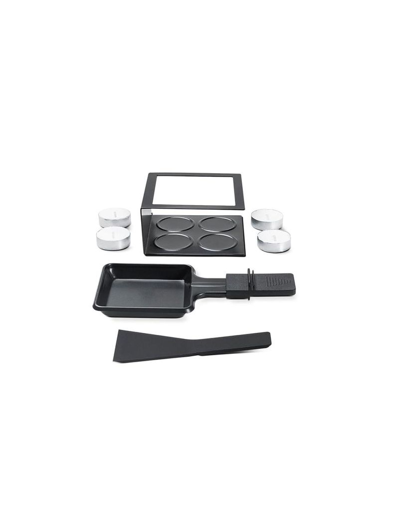 Conjunto raclette 7 peças preto  brinox