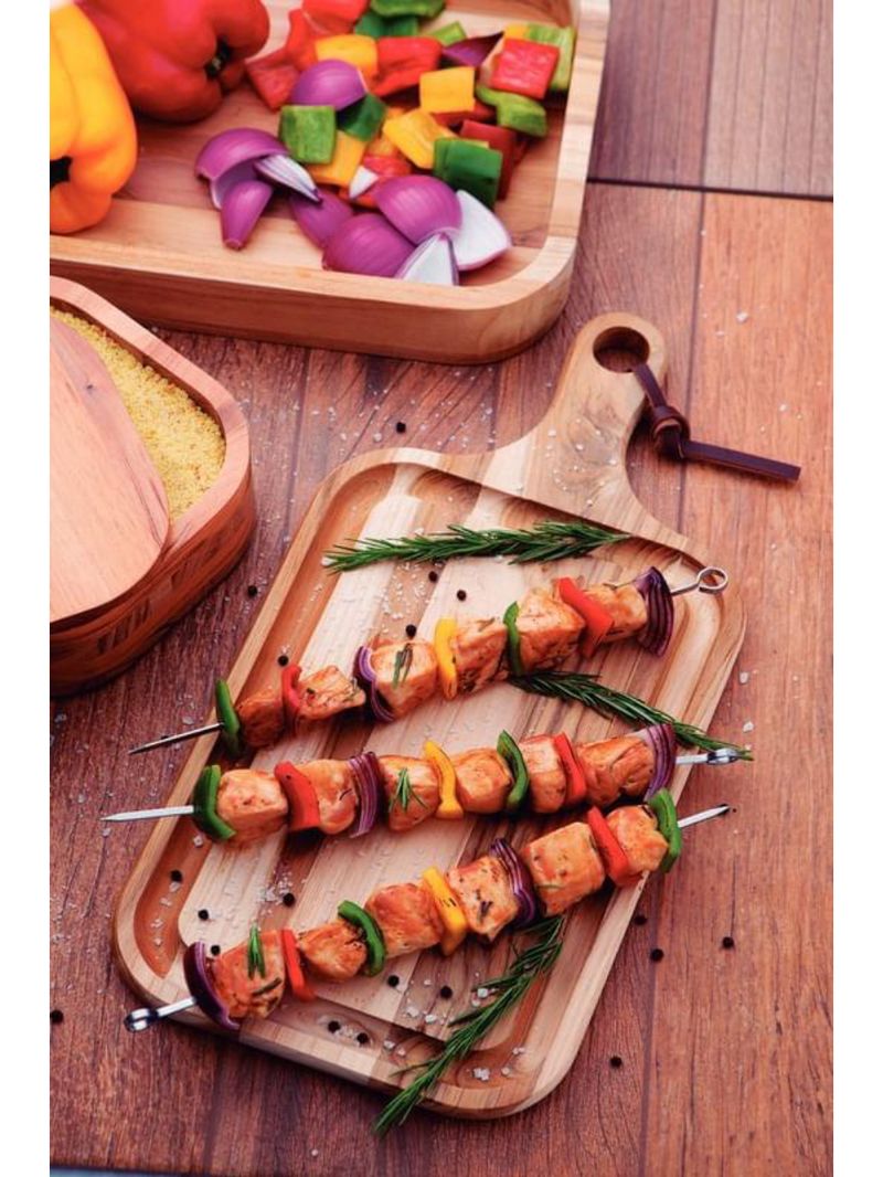 Conjunto espetos inox 6 peças 20cm tramontina