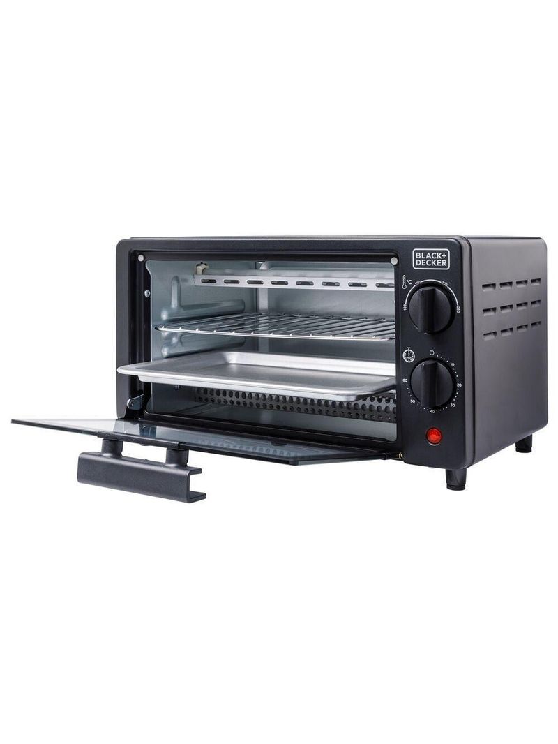 Forno elétrico black+decker ft9n 9l timer 60min vidro temperado 250°c