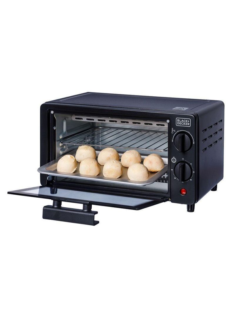 Forno elétrico black+decker ft9n 9l timer 60min vidro temperado 250°c