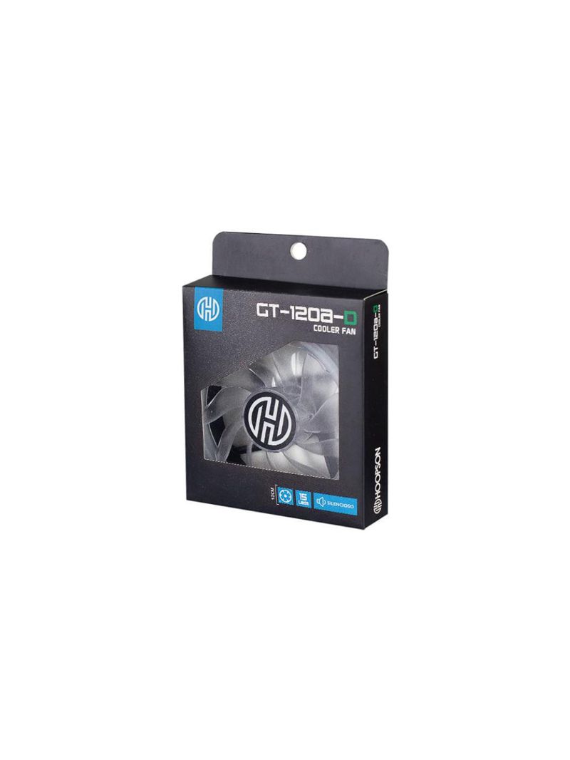 Cooler hoopson cl-120 led verde