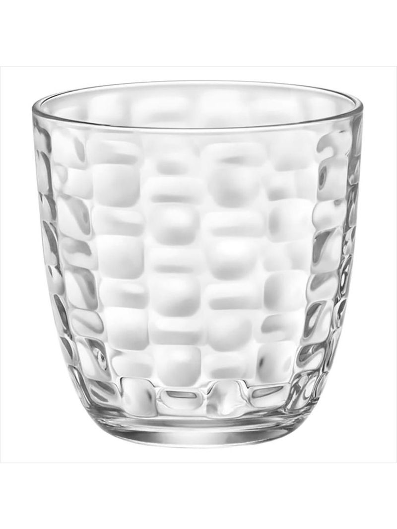 Copo Água 9x9x9cm 290ml vidro transp 6 peças - bormioli rocco mat