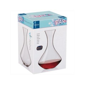 Decanter vinho bohemia bar - 26x18x18cm 1,5l cristal transp
