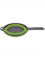 Escorredor silicone verde retrátil cooker - nh