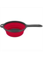Escorredor 10x23x40cm silicone vermelho retrátil cooker - nh