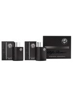 Kit alfa romeo black collection - perfume masculino edt + pós barba
