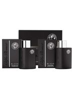 Kit alfa romeo black collection - perfume masculino edt + pós barba