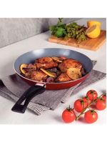 Frigideira alumínio 20cm vermelho tramontina