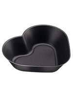 Forma bolo alumínio coração 24cm brasil silicone  preto tramontina
