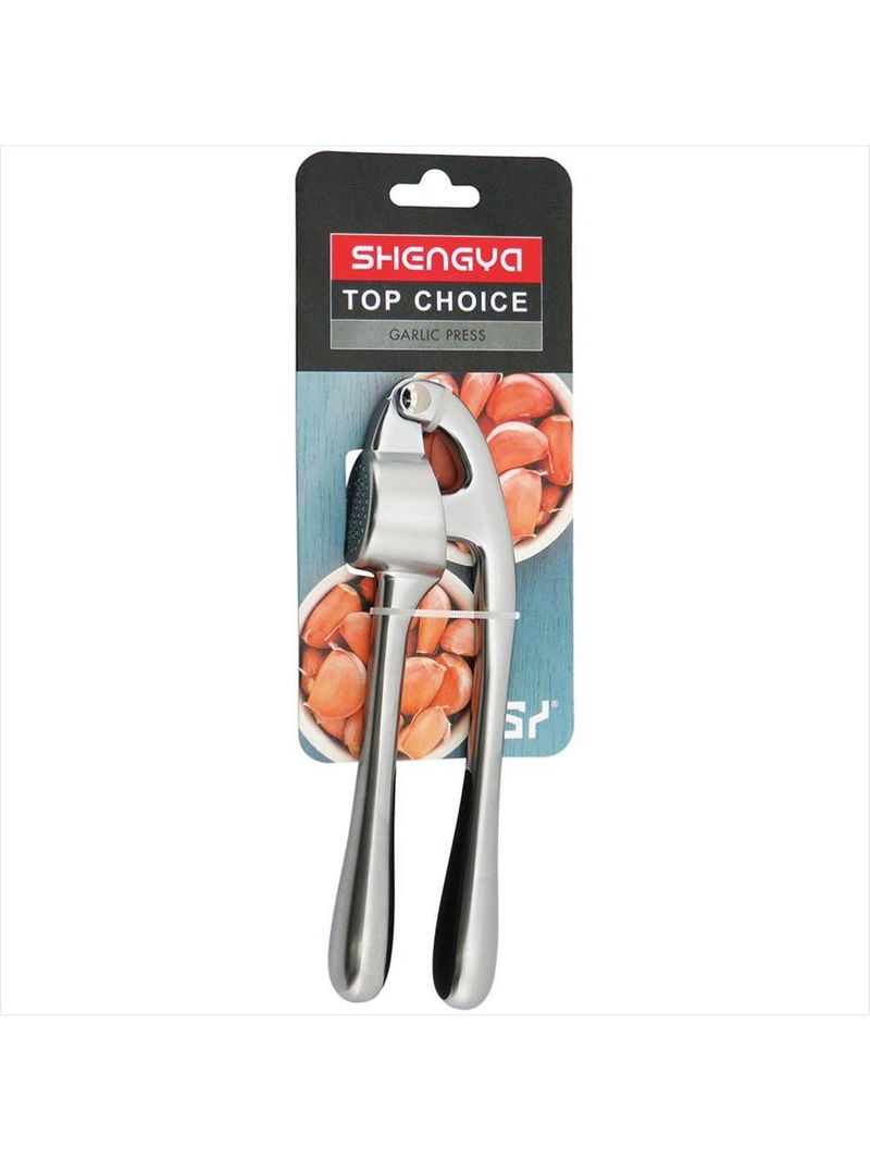 Espremedor de alho 17x5x3cm metal prata master - nh