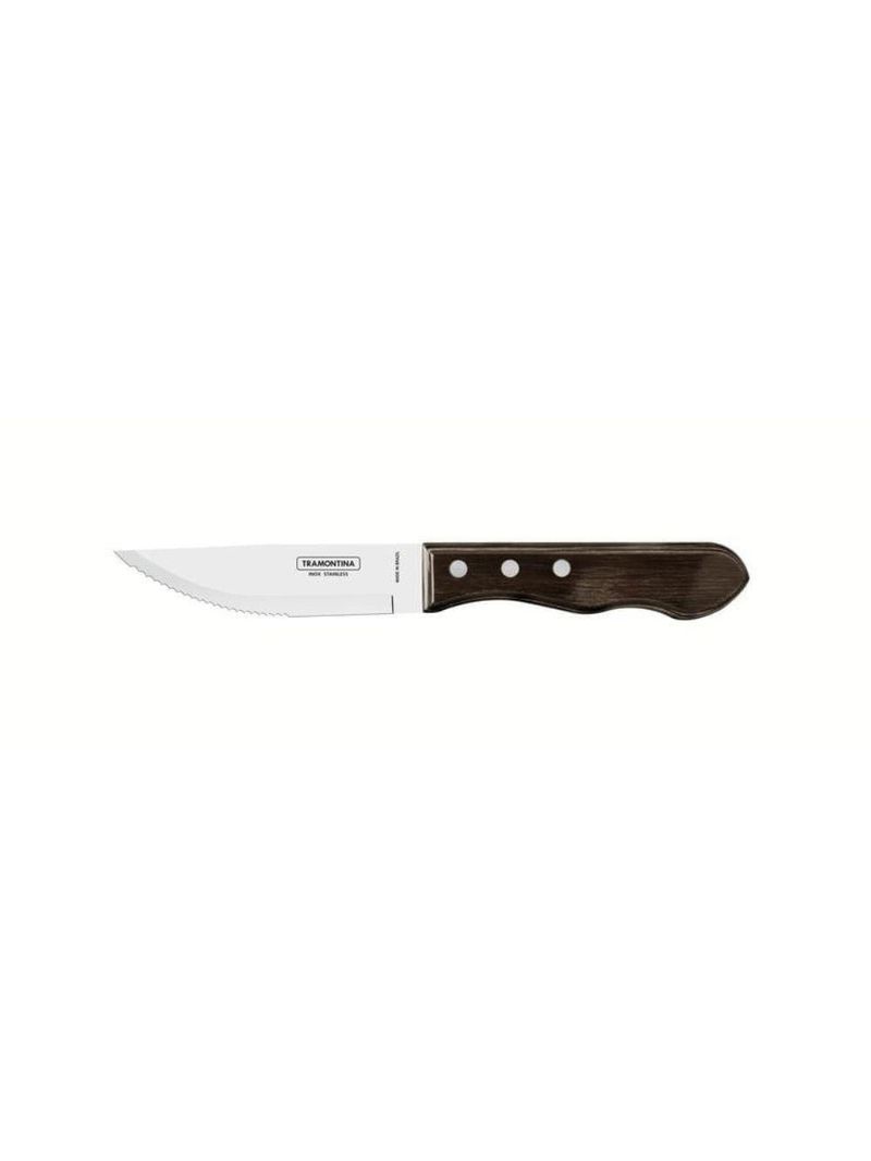 Faca churrasco jumbo inox 5 polywood castanho tradicional tramontina