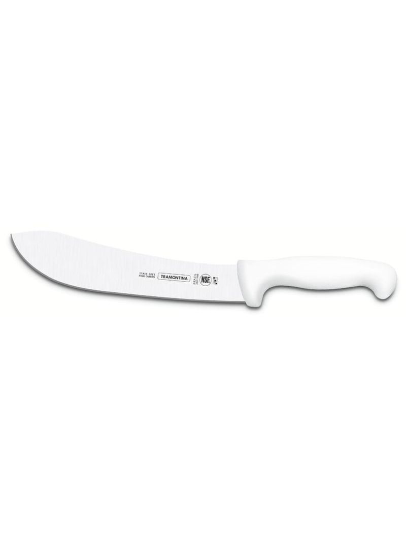 Faca carne inox 8 profissional branco lamina tramontina