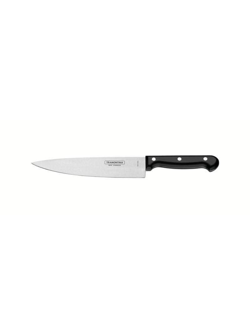 Faca chef inox 6 ultracorte preto tramontina