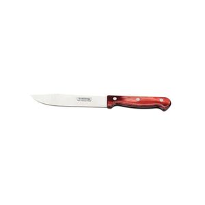 Faca cozinha inox 6 polywood vermelho tramontina