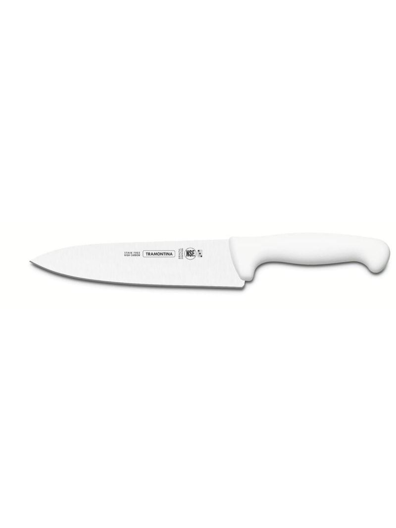 Faca carne inox 10 profissional branco tradicional tramontina