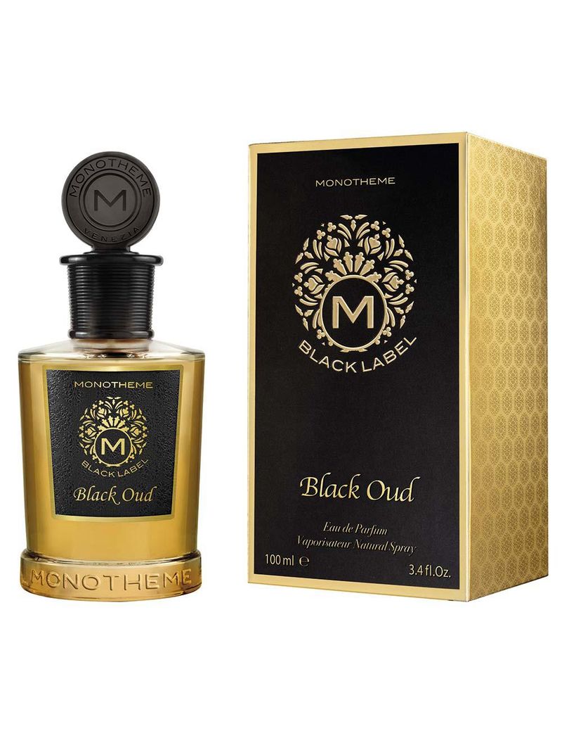 Black label black oud monotheme perfume unissex eau de parfum