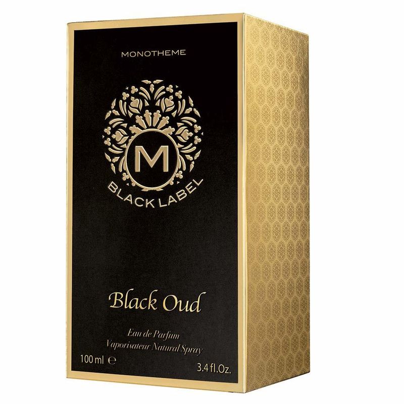 Black label black oud monotheme perfume unissex eau de parfum
