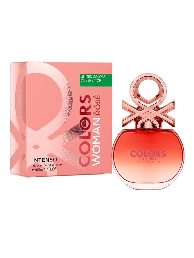 Rose intenso colors benetton – perfume feminino – eau de parfum