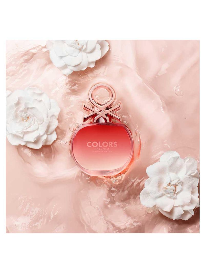 Rose intenso colors benetton – perfume feminino – eau de parfum