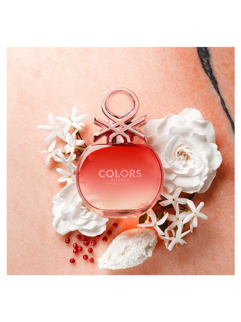 Rose intenso colors benetton – perfume feminino – eau de parfum