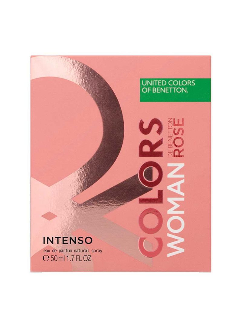 Rose intenso colors benetton – perfume feminino – eau de parfum