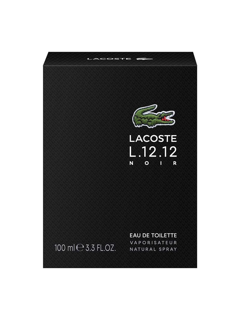 Perfume lacoste l1212  noir masculino - eau de toilette