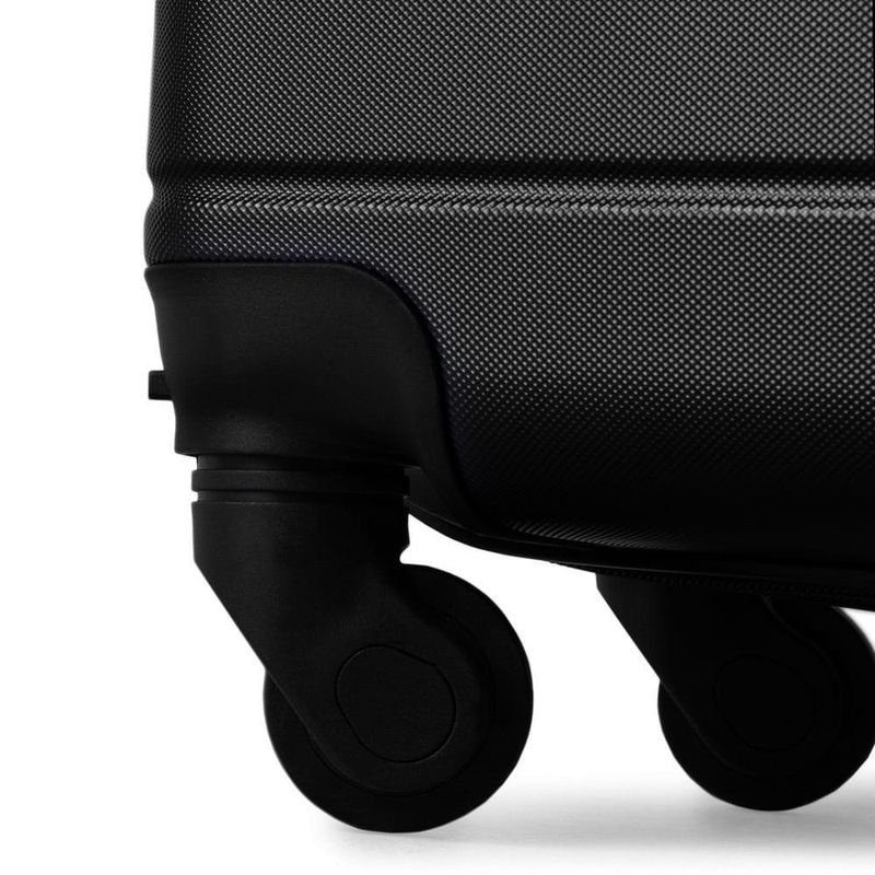 Mala de bordo pp 8 kg abs 4 rodas 18,5" downtown  preta