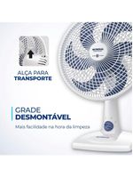 Ventilador De Mesa Mondial - 06 Pás - Vsp-30-w Vent 30cm Vsp-30-w 127v/60hz Super Power