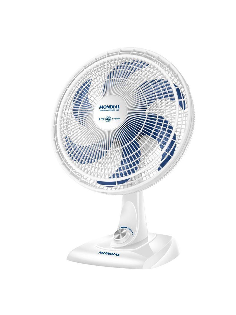 Ventilador Mesa Mondial - 06 Pás - Vsp-40-w 127V/60Hz