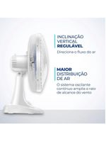 Ventilador Mesa Mondial - 06 Pás - Vsp-40-w 127V/60Hz
