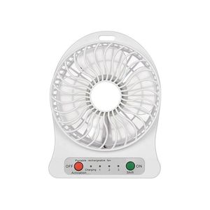Mini Ventilador Portátil Mesa Usb Com 3 Velocidades Potente Branco