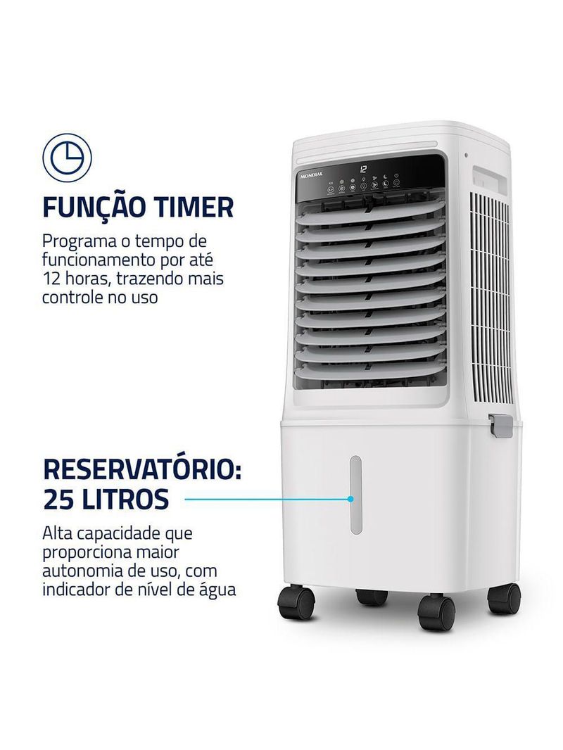 Climatizador Turbo Mondial Branco 150W CL-25L 110V