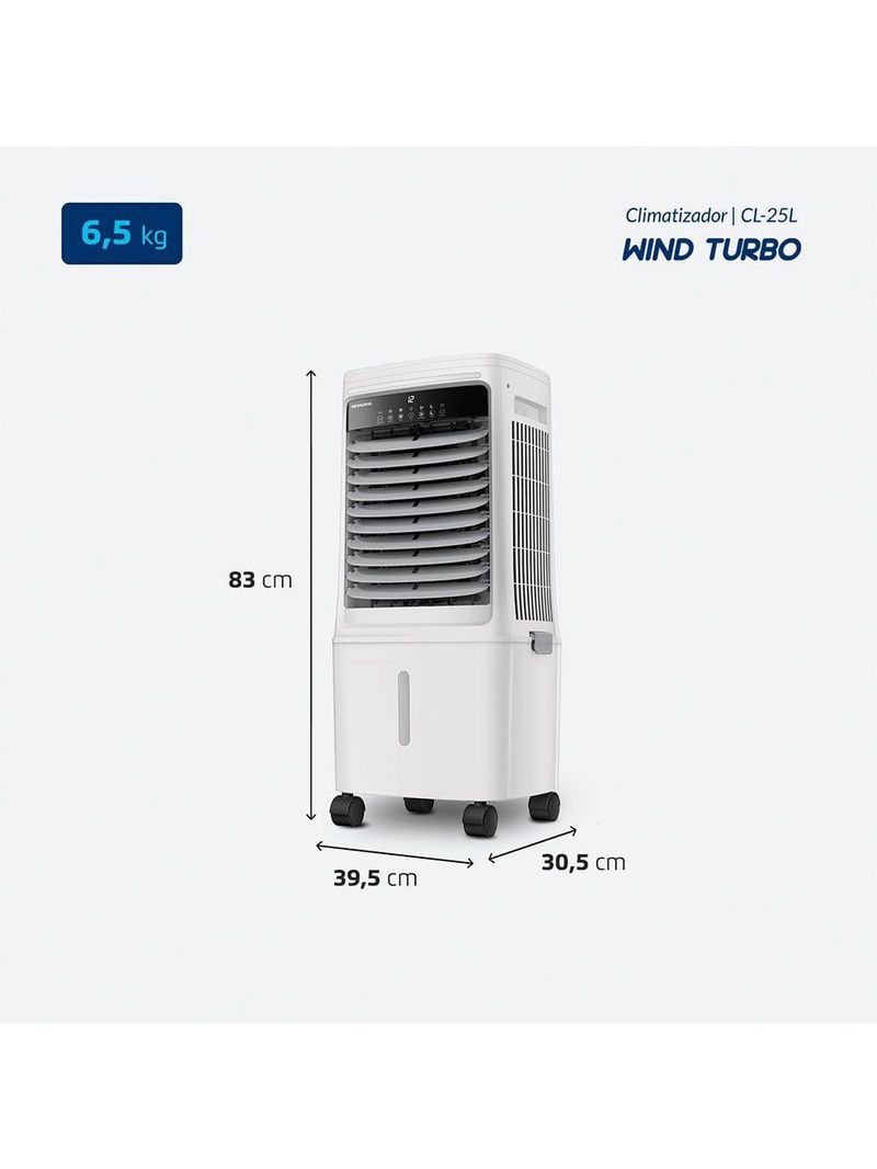 Climatizador Turbo Mondial Branco 150W CL-25L 110V
