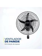 Ventilador De Parede Mondial 50cm Nvp-pro-50 220v Preto 220v