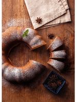 Forma bolo alumínio 24cm brasil silicone  preto tramontina