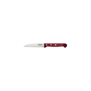 Faca legume inox 3 polywood vermelho tramontina
