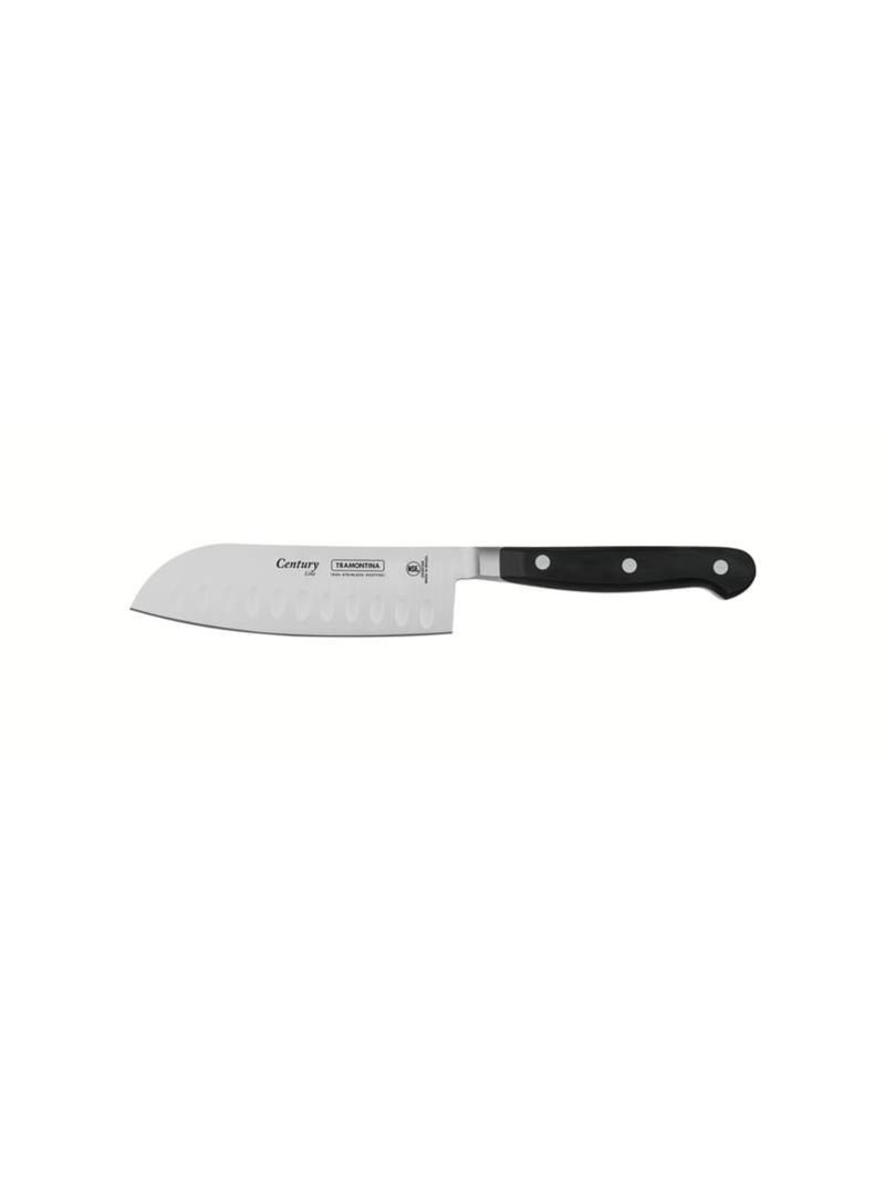 Faca santoku inox 5 century preto tramontina