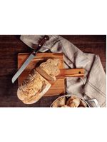 Faca pão inox 7 polywood castanho tramontina