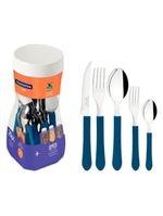 Faqueiro inox 20 peças leme azul tramontina