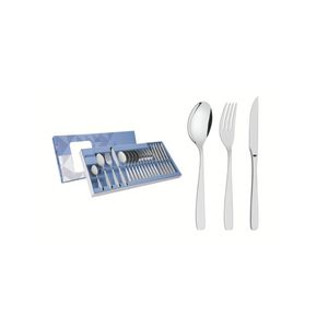 Faqueiro tramontina cosmos inox com facas para churrasco 24 peças