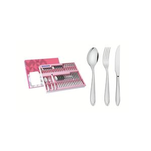 Faqueiro tramontina laguna inox com facas para churrasco 36 peças