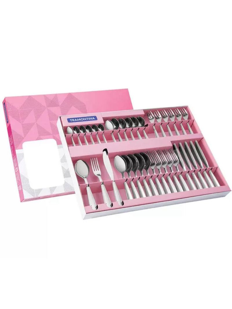 Faqueiro tramontina laguna inox com facas para churrasco 36 peças