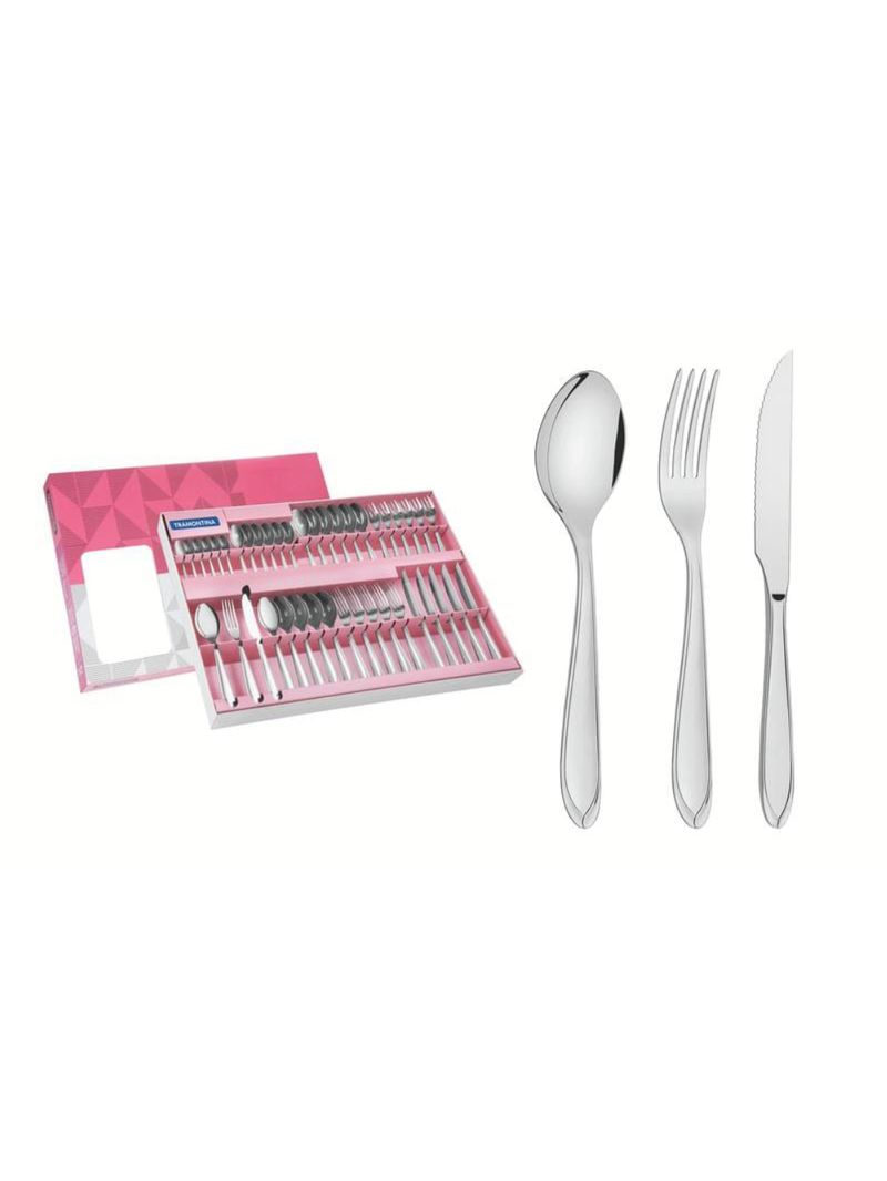 Faqueiro tramontina laguna inox com facas para churrasco 42 peças