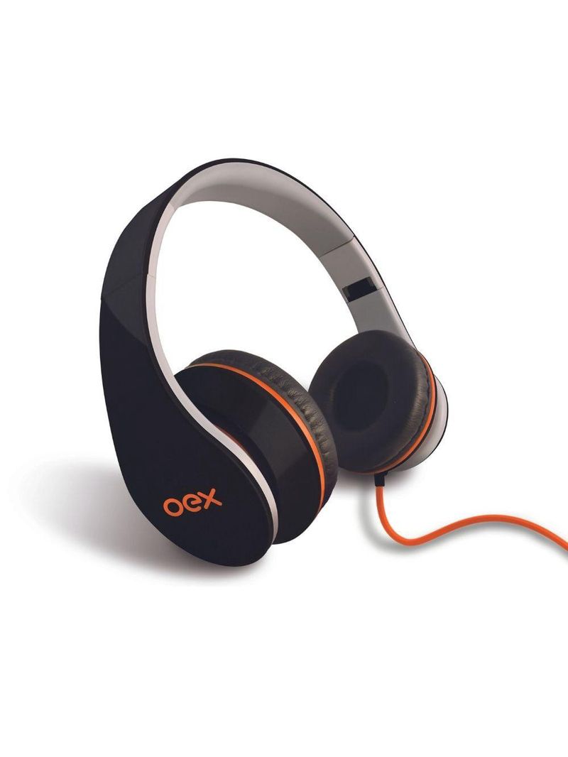 Fone de ouvido com microfone oex sense hp100 - preto