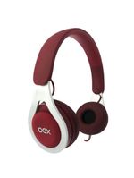 Fone de ouvido com microfone oex drop hs210 - vinho