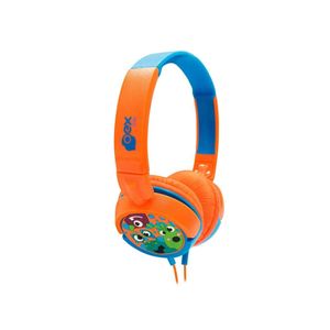 Fone de ouvido infantil fones giratorios oex kids boo! hp301 - 85db laranja/azul